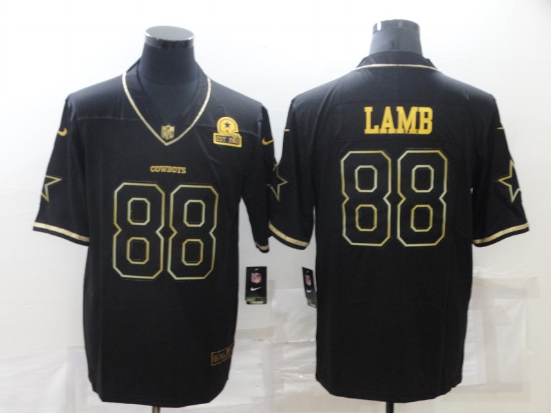 Men Dallas Cowboys #88 CeeDee Lamb Nike black Game  throwback NFL Jersey->pittsburgh steelers->NFL Jersey